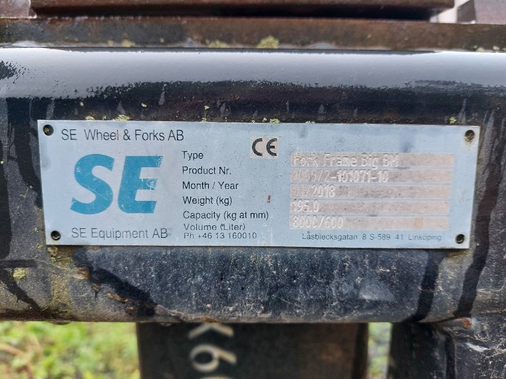 SE Equipment Trukkipiikit 8000 kg / Volvo 2018 - Image 4