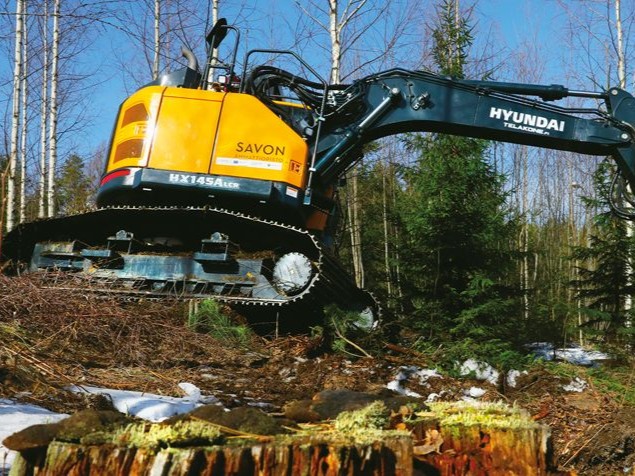 Hyundai HX 145 ALCR HW "metsämalli" - Image 2